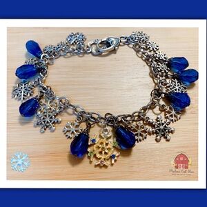 Handmade. There’s a Blizzard Outside. Charm Bracelet.